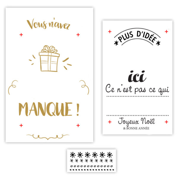 Sticker vitrine Idées cadeaux – Image 5